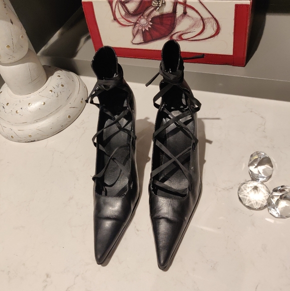 🛍️Lace up heels - Picture 9 of 11